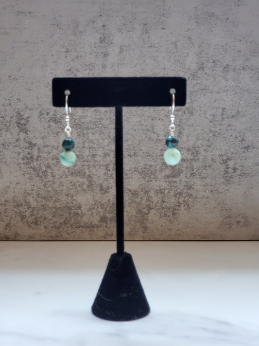 Chrysocolla Drop Earrings