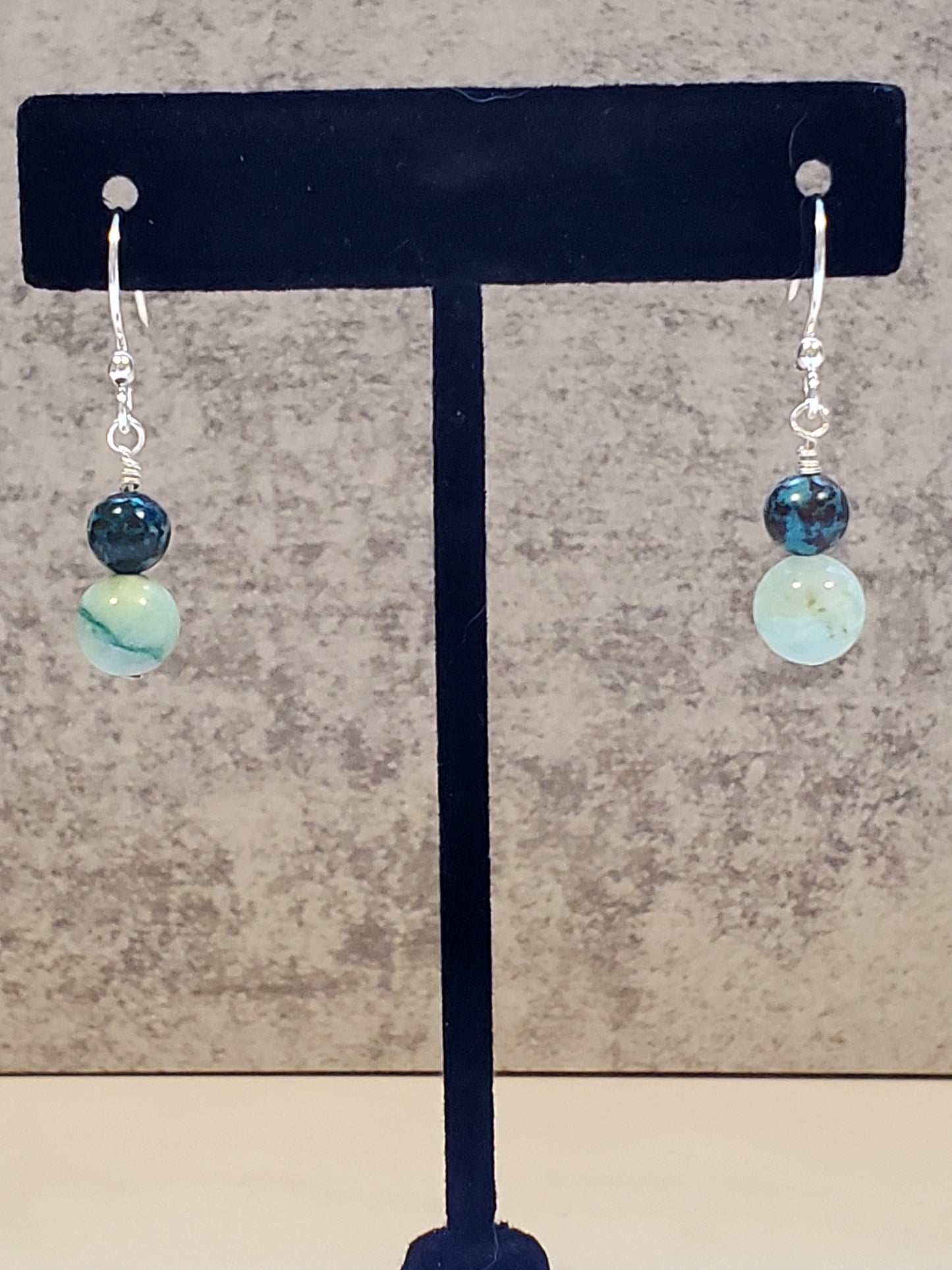 Chrysocolla Drop Earrings