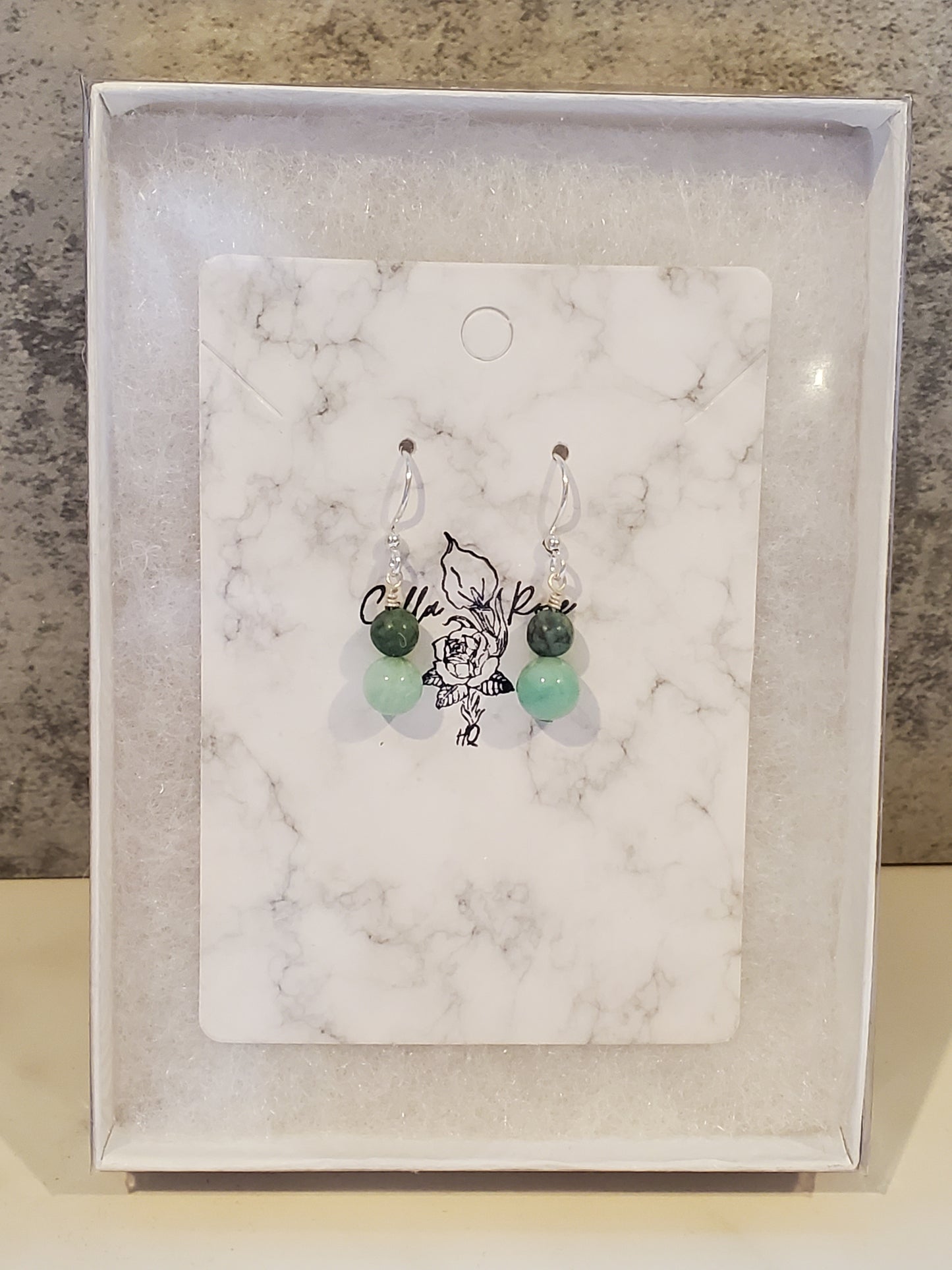 Chrysocolla Drop Earrings