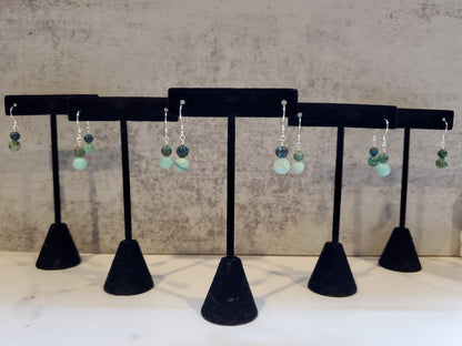Chrysocolla Drop Earrings