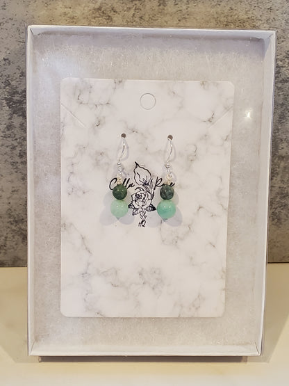 Chrysocolla Drop Earrings
